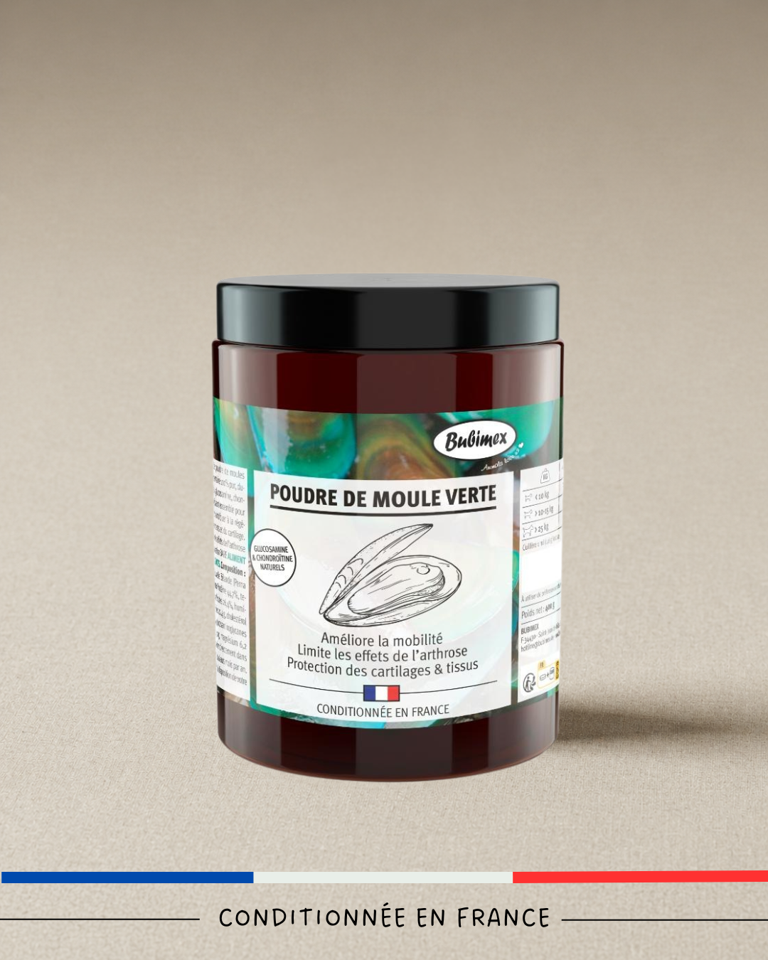 Poudre de Moule Verte Chien & Chat — Articulations & Mobilité