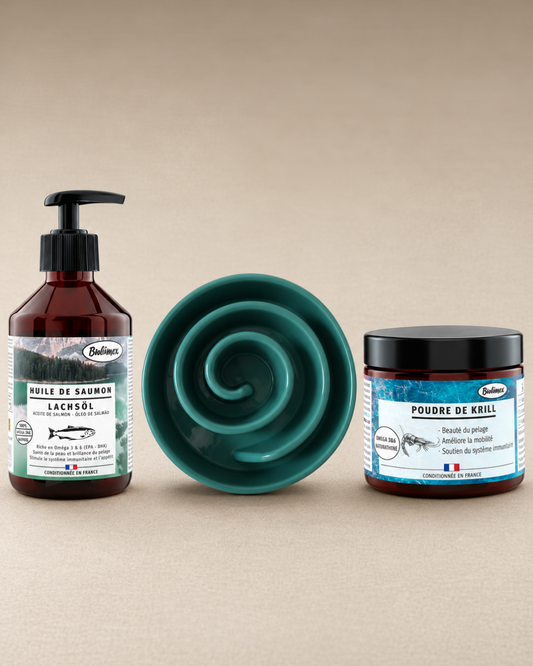 Pack digestion sereine pour chien et chat, compléments naturels pour un transit apaisé – NOUR Bien-être animal