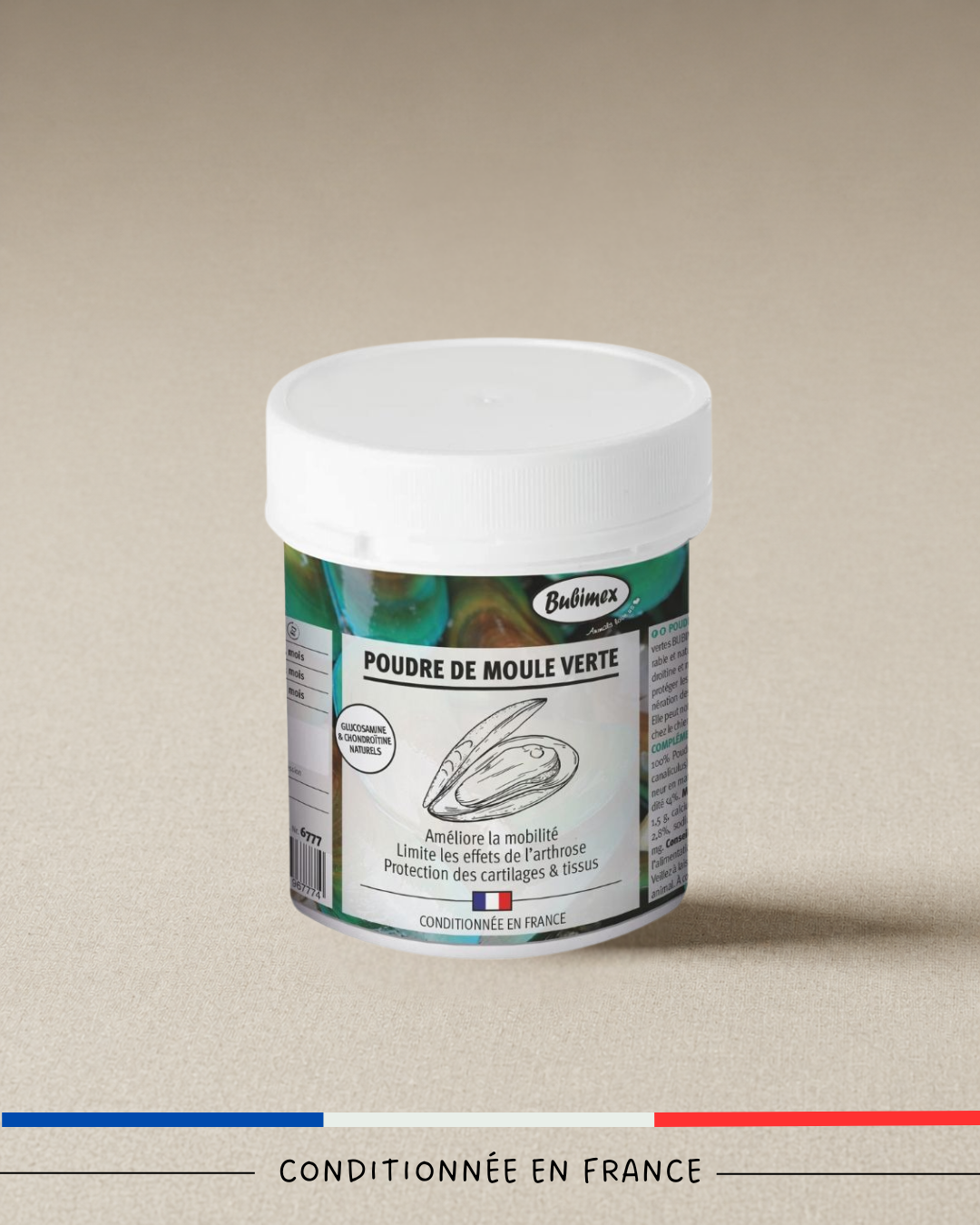 Poudre de Moule Verte Chien & Chat — Articulations & Mobilité